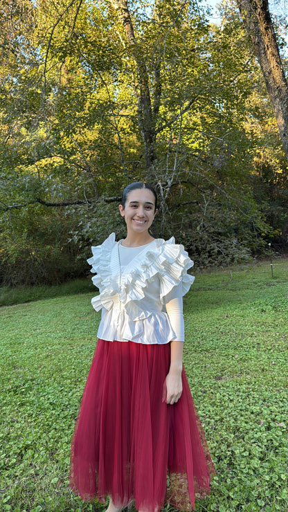 Frill & Flare Top