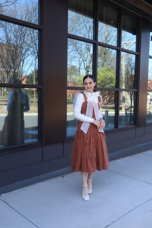 Heathered Bow Dress