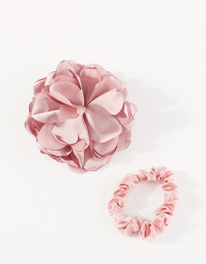 Rose Flower Elastic Hair Tie Set