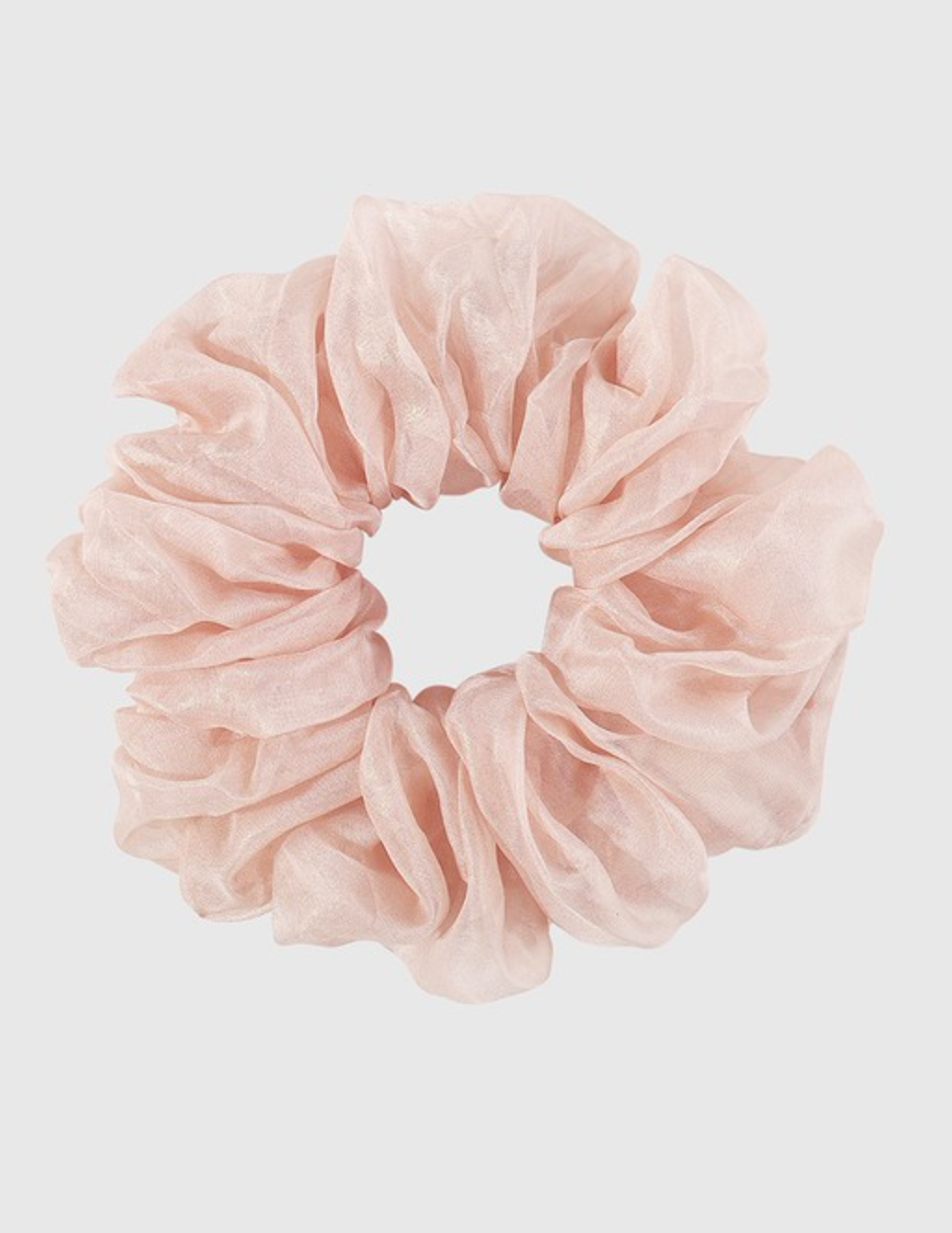 Large Shiny Satin Scrunchies